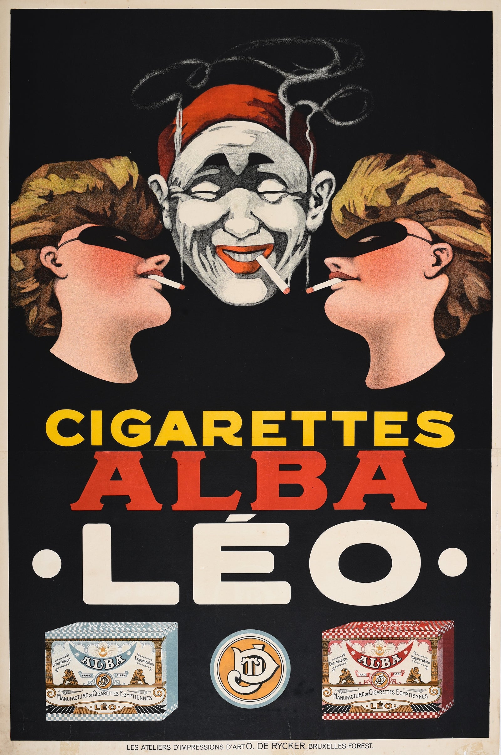 Cigarettes Leo - Authentic Vintage Poster