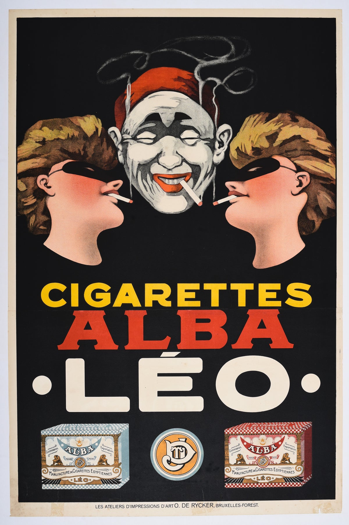 Cigarettes Leo - Authentic Vintage Poster