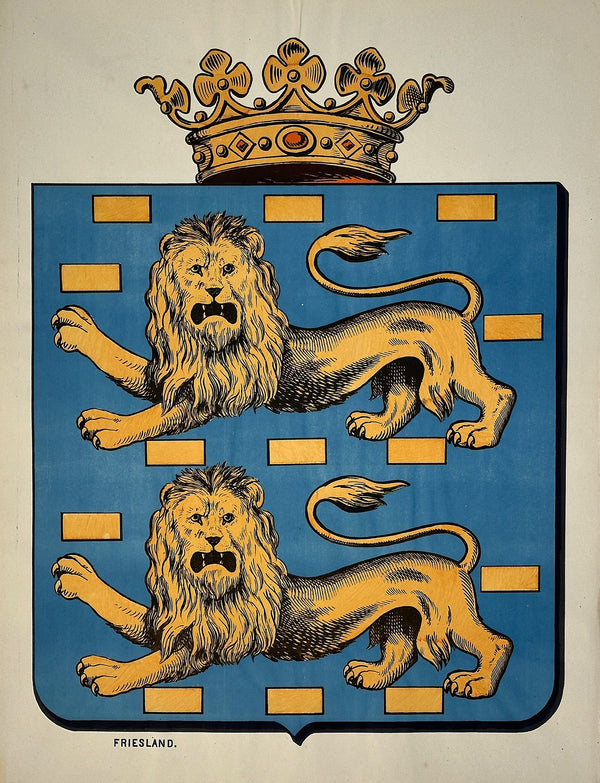 Netherlands, Wissembourg Crest - Authentic Vintage Poster