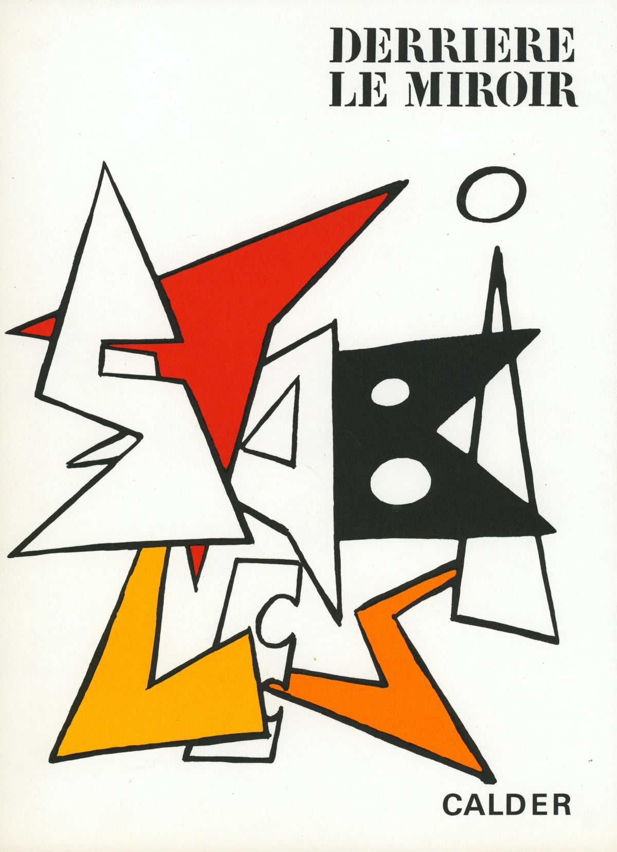 Derriere Le Mirroir by Alexander Calder - Authentic Vintage Illustration