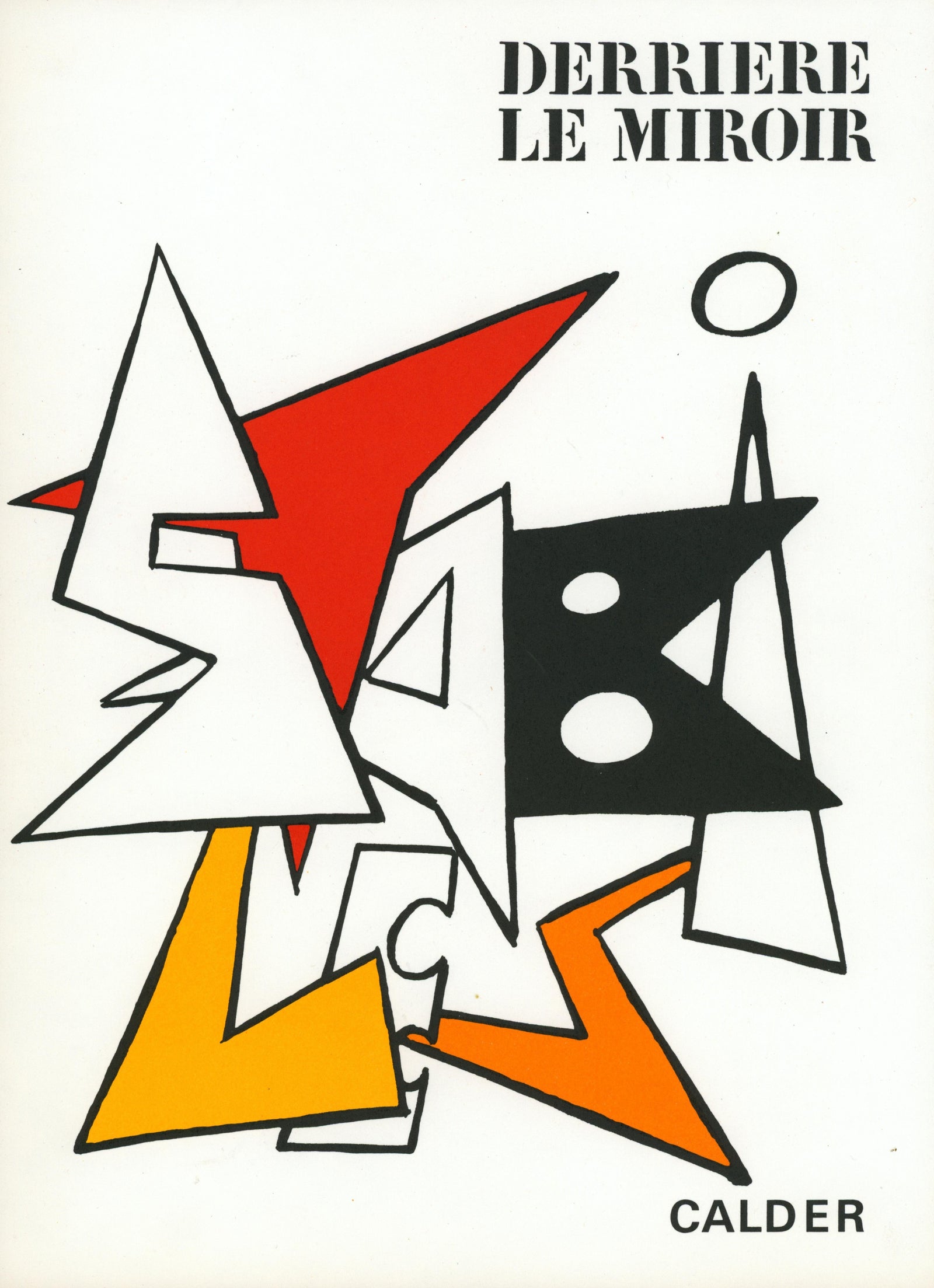Derriere Le Mirroir by Alexander Calder - Authentic Vintage Illustration