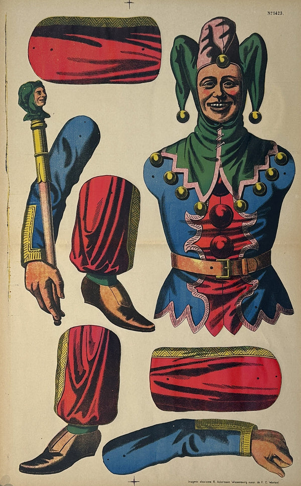 Wissembourg, Cut Out Game - Authentic Vintage Poster