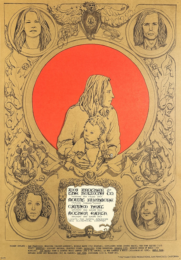Big Brother & The Holding Company (FD-72-1) - Original Vintage Poster