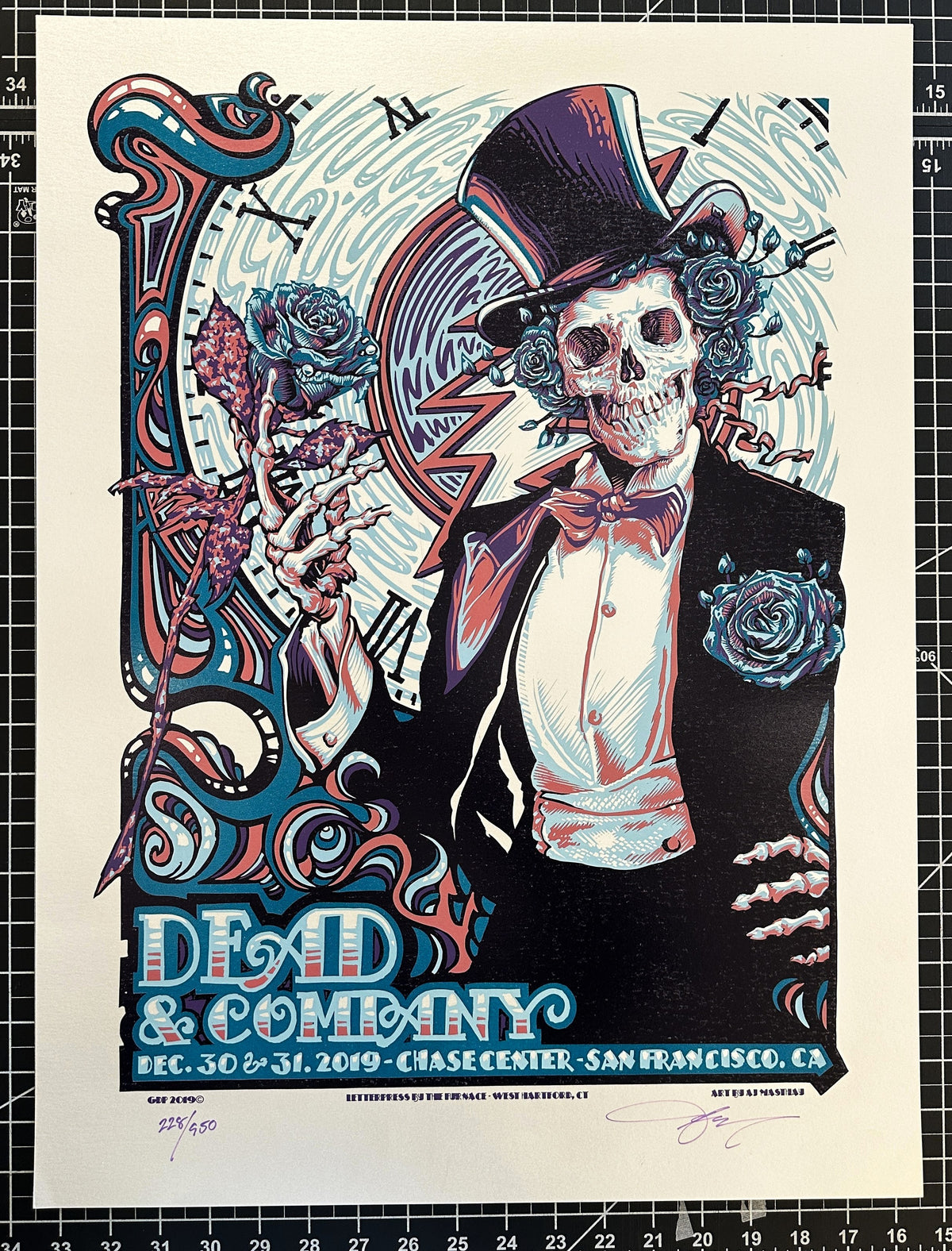 Dead & Company, Signed (#228/550)  - Original Vintage Poster