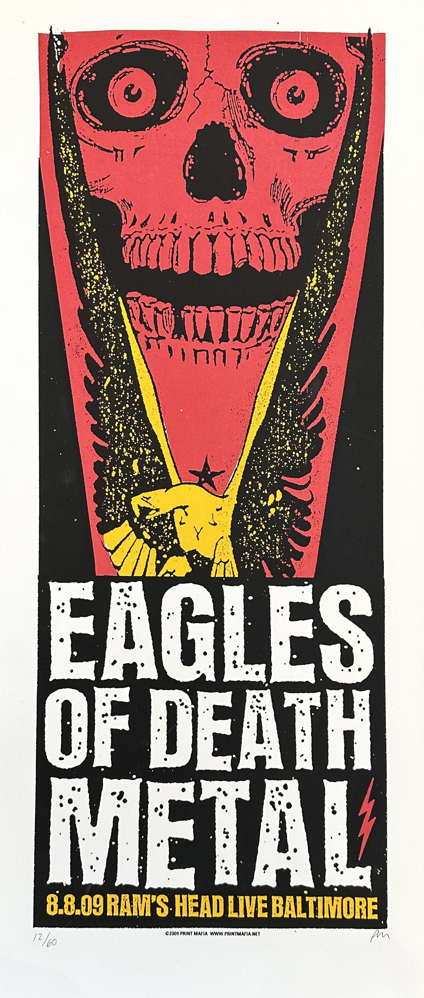 Eagles Of Death Metal, Signed (#12/60) - Original Vintage Poster