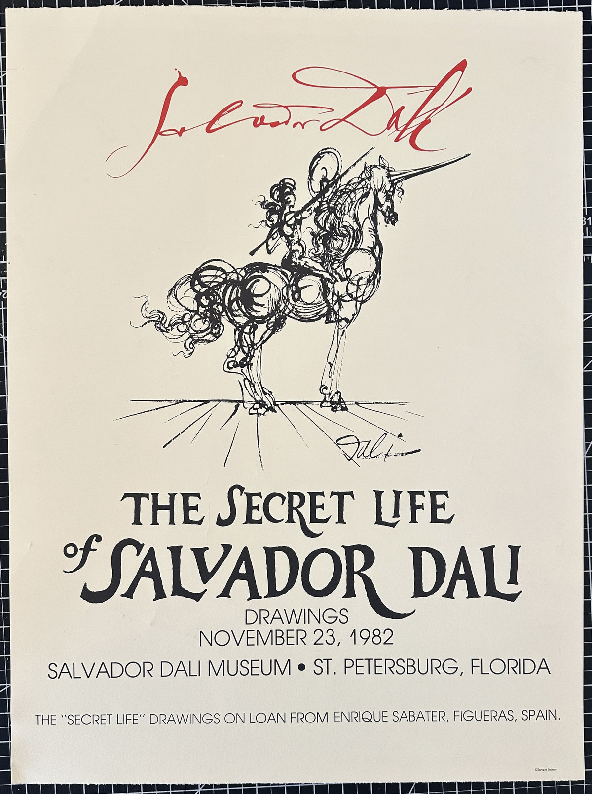 The Secret Life of Salvador Dali - Authentic Vintage Poster