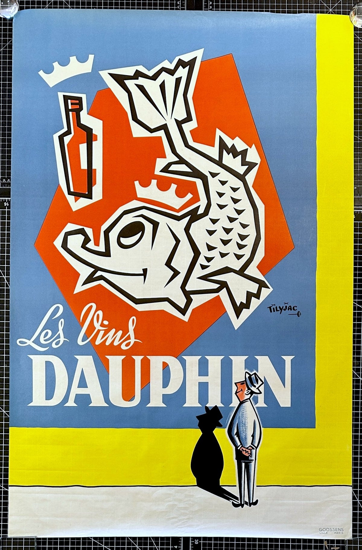 Les Vins Dauphin - Authentic Vintage Poster