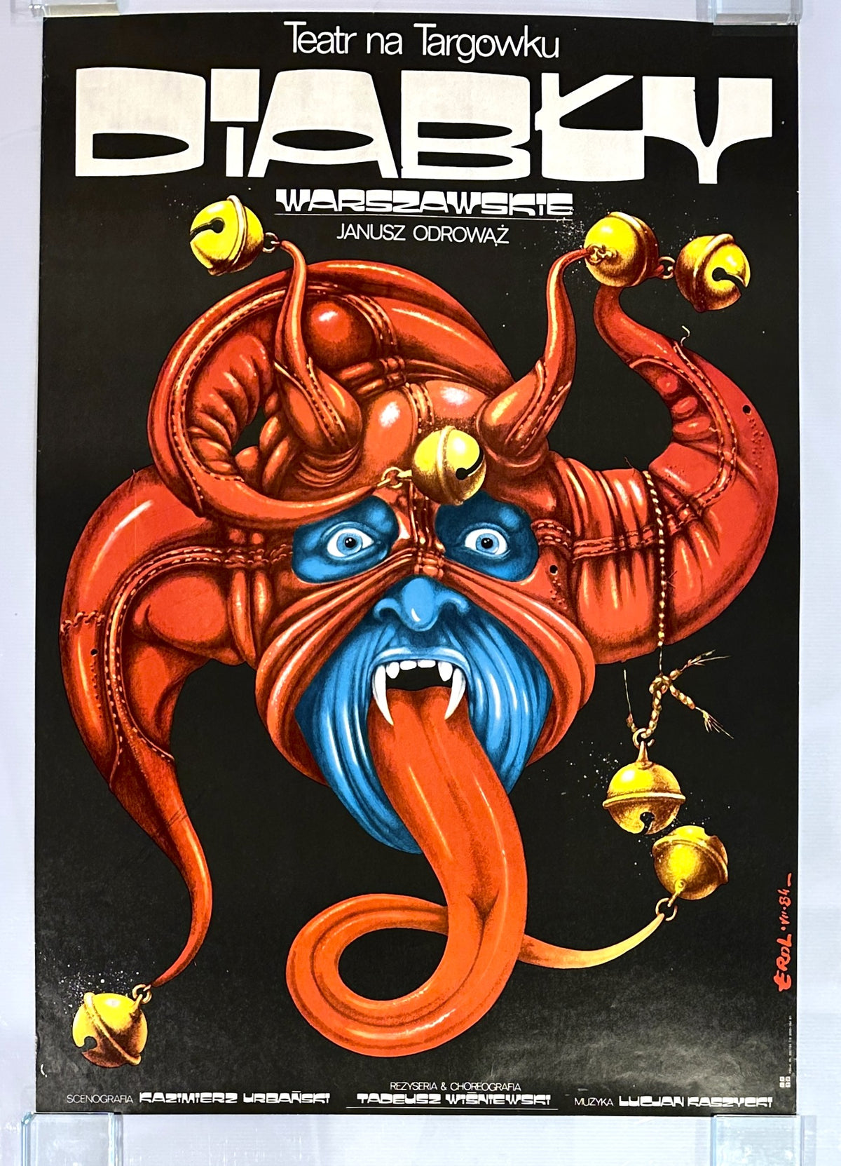 Devils Of Warsaw, Polish Theatre - Authentic Vintage Poster