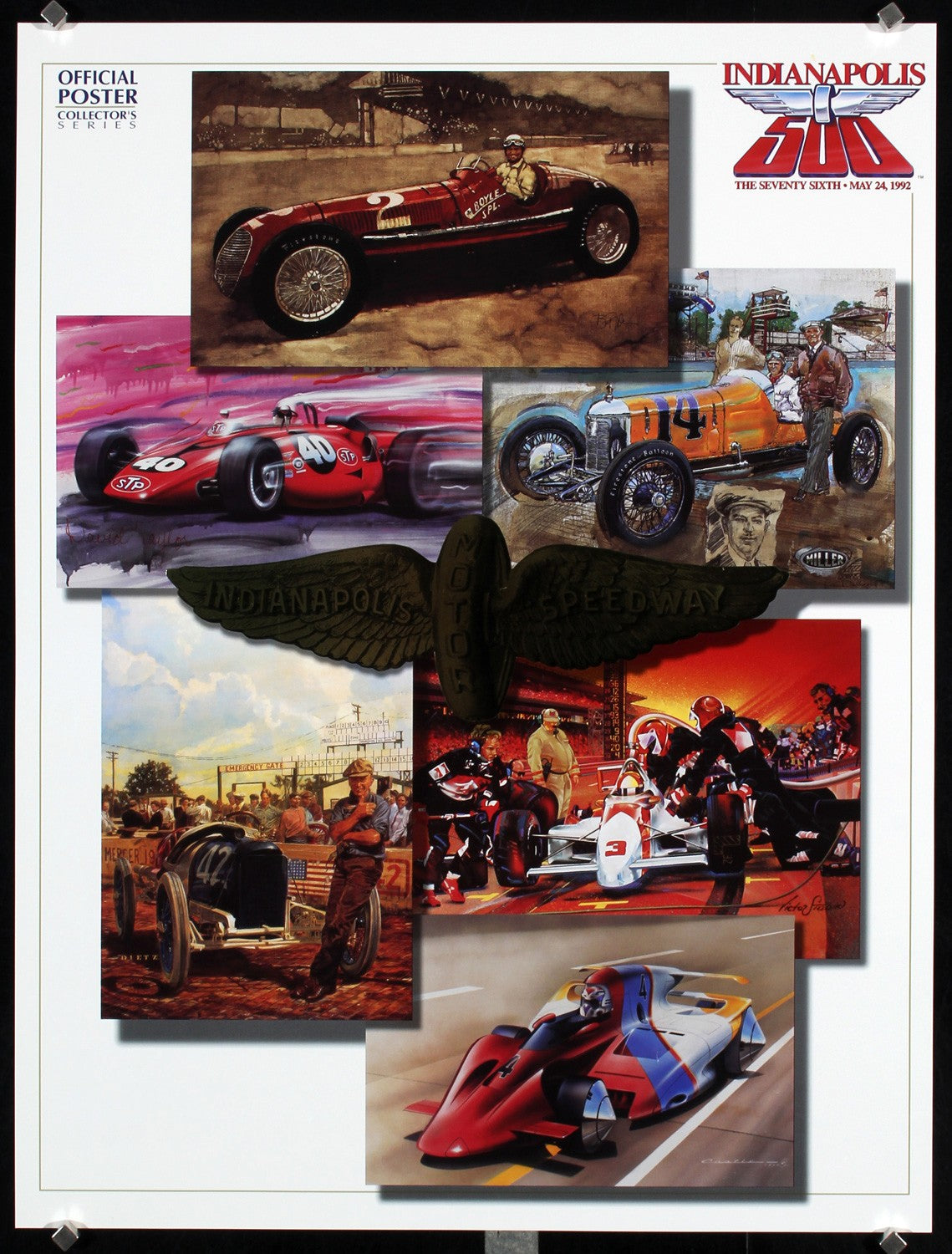 Indy 500, Collector's Series - Authentic Vintage Poster