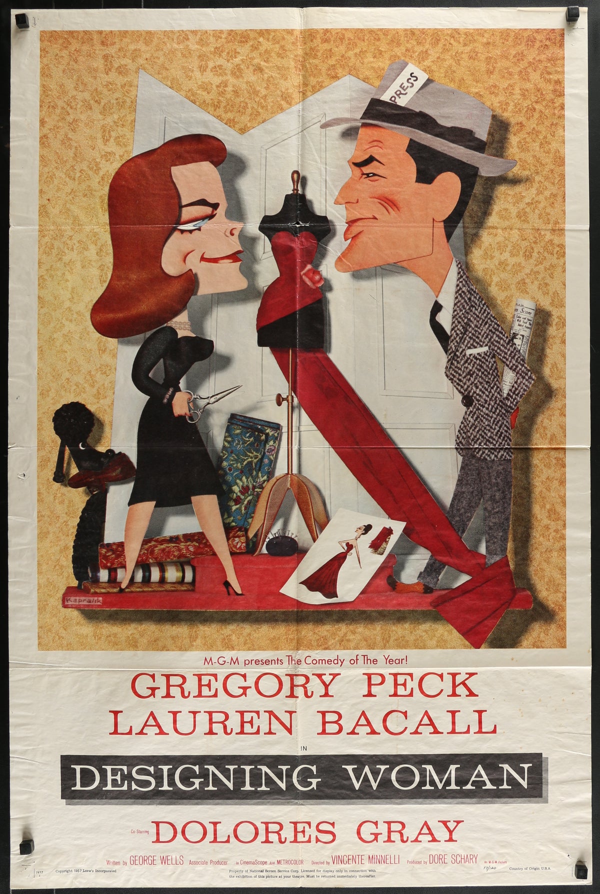 Designing Woman - Original Vintage Poster
