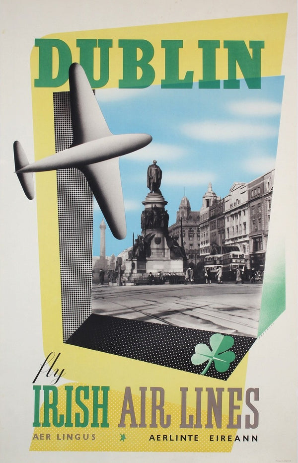 Irish Airlines, Dublin - Authentic Vintage Poster