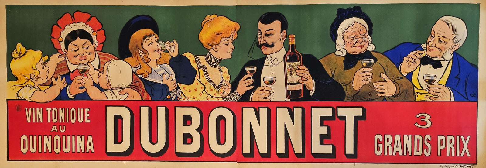 Dubonnet by Eugène Ogé - Authentic Vintage Poster
