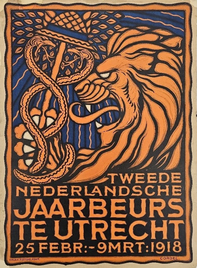Netherlands Trade Fair  - Original Vintage Poster