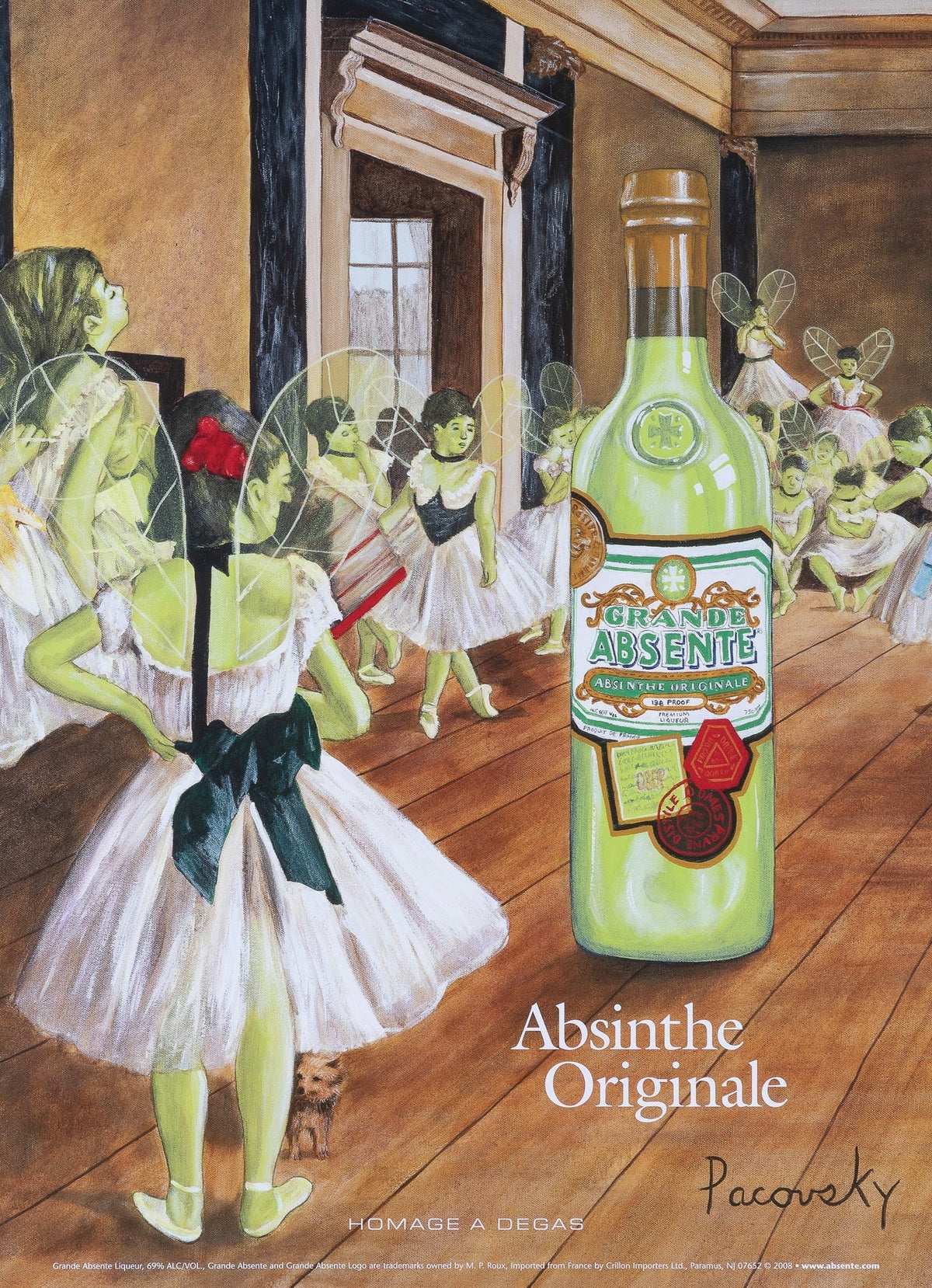 Homage to Degas, Absinthe - Original Vintage Poster