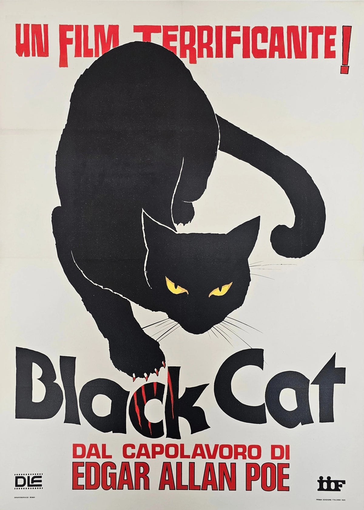 Black Cat - Original Vintage Poster