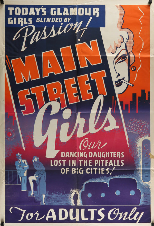 Main Street Girls - Original Vintage Poster