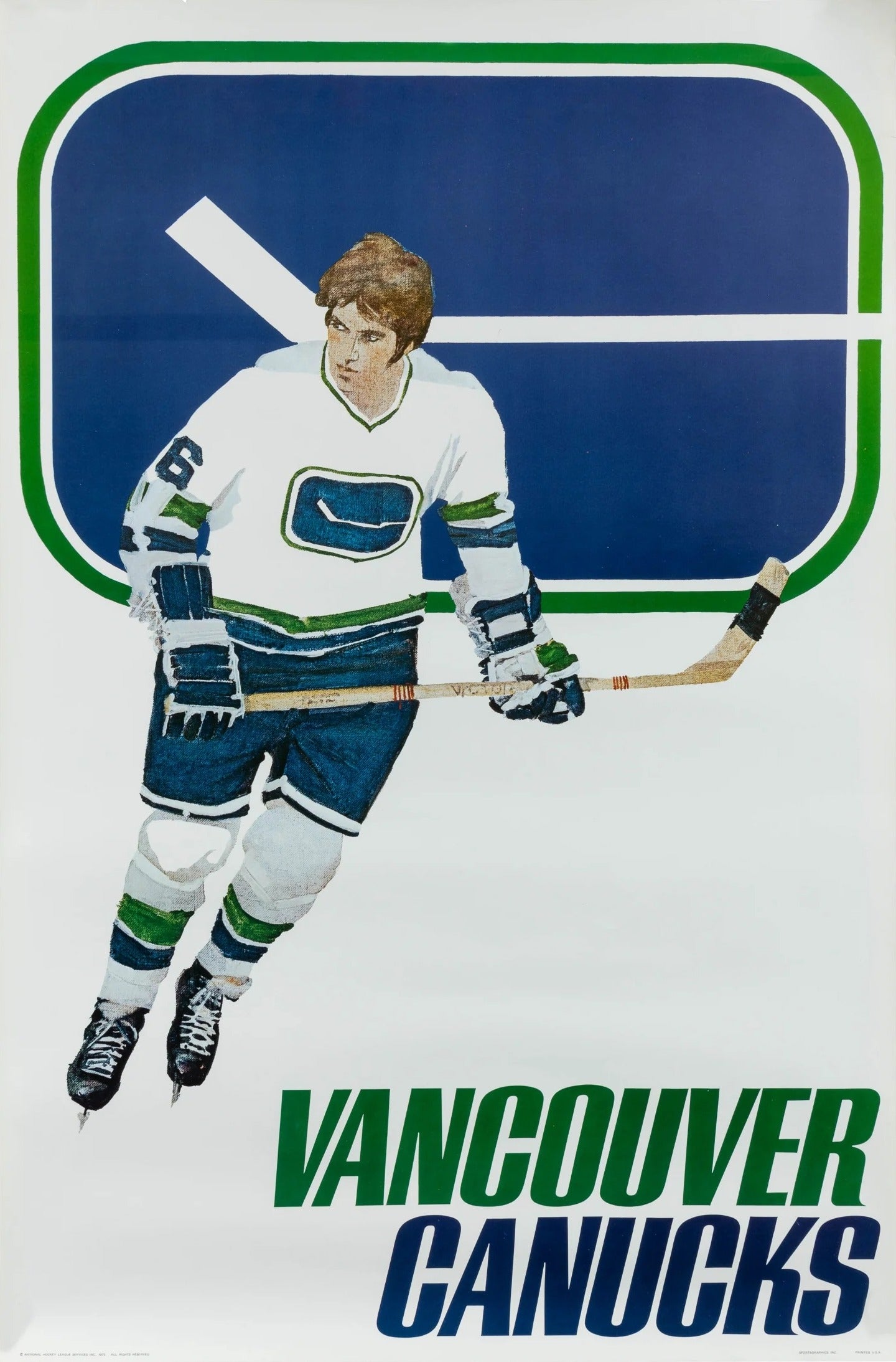 Vancouver Canucks, NHL - Original Vintage Poster