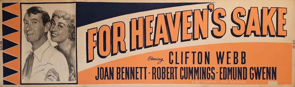 For Heaven's Sake - Original Vintage Poster