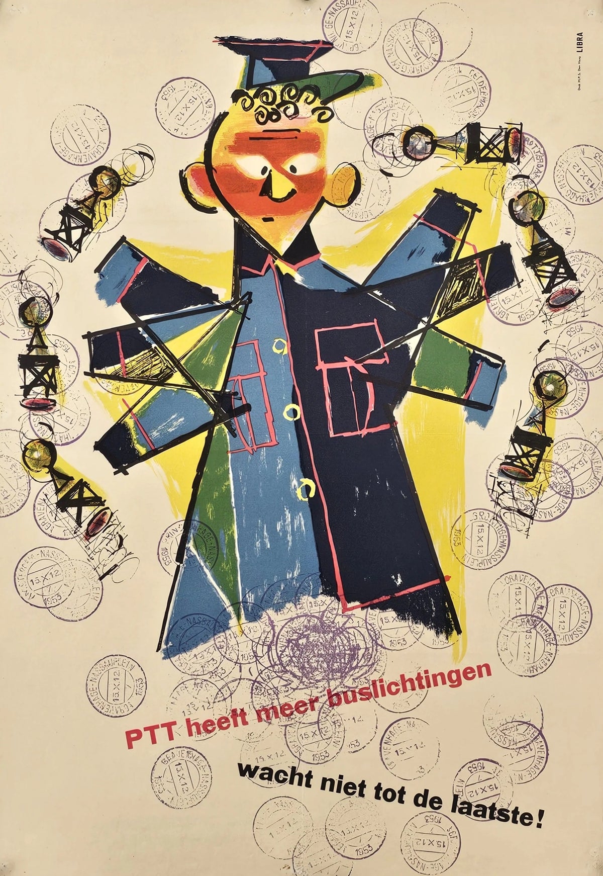 Don't Wait Until the Last Mail Collection! - Original Vintage Poster