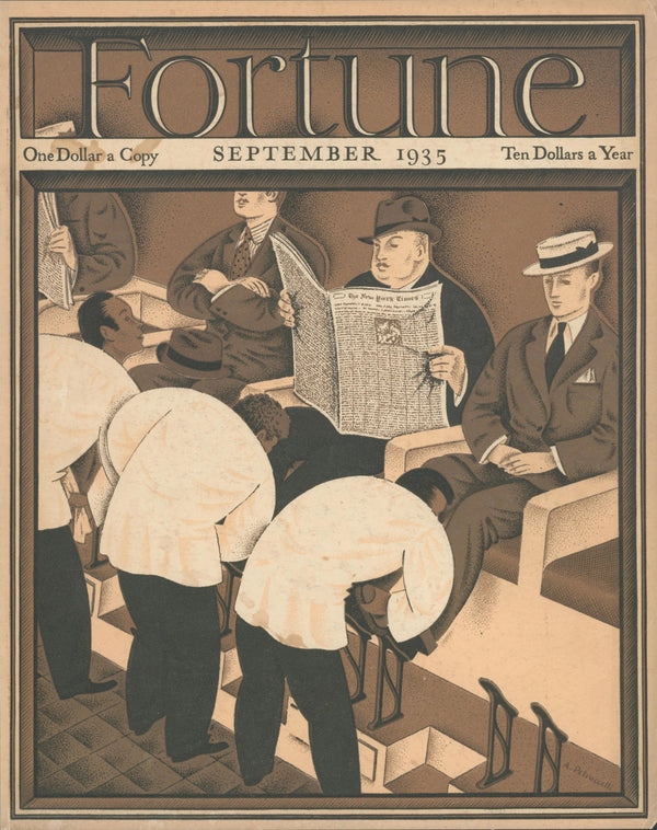 New York Times- Fortune Magazine - Original Vintage Cover Art: