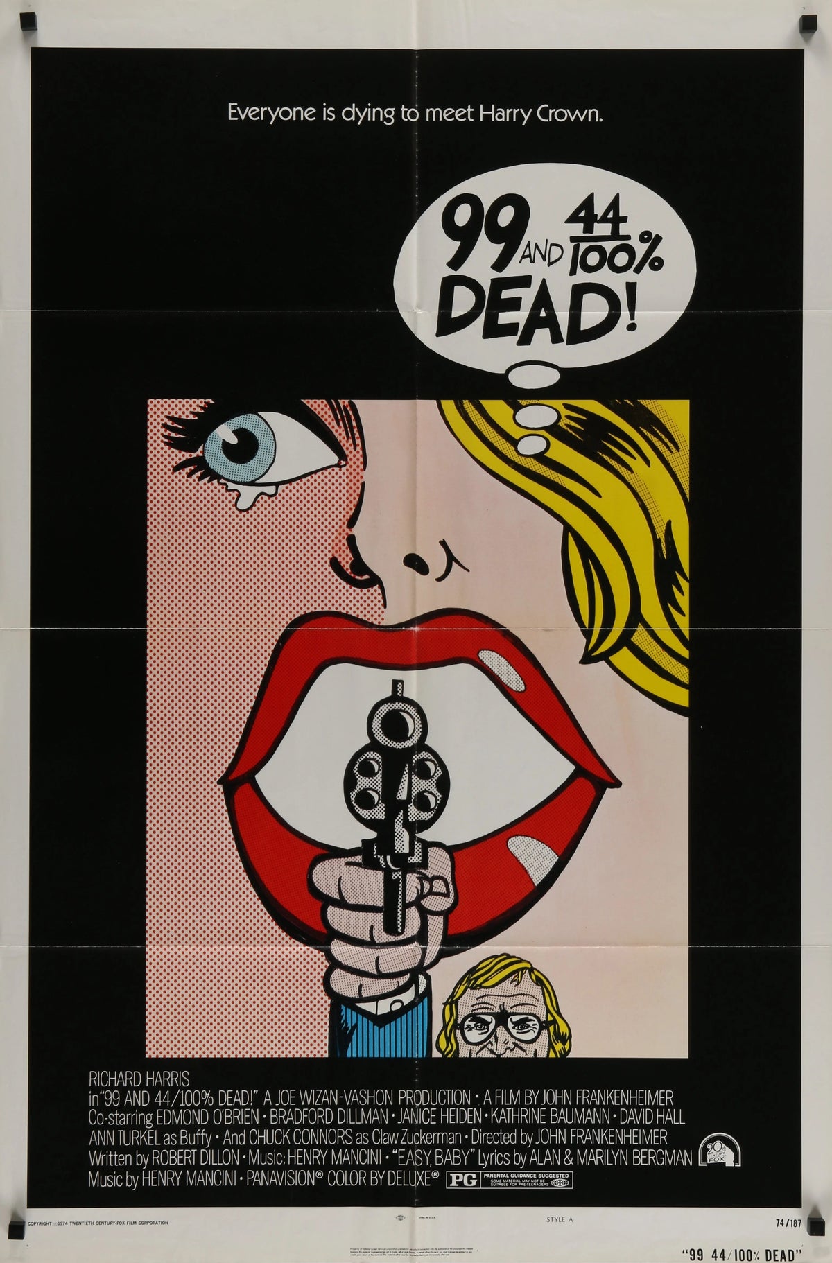 99 & 44/100% Dead! - Original Vintage Poster