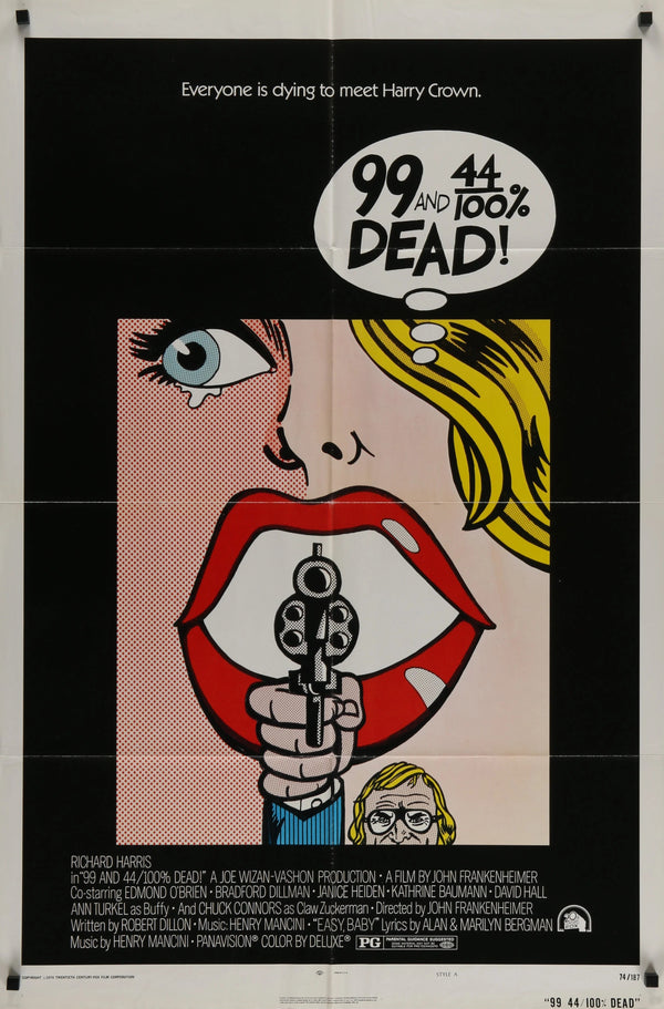 99 & 44/100% Dead! - Original Vintage Poster