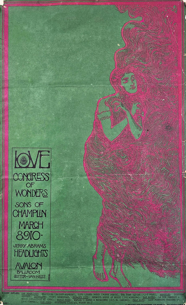 Love, Congress of Wonders (FD-109-1) - Original Vintage Poster