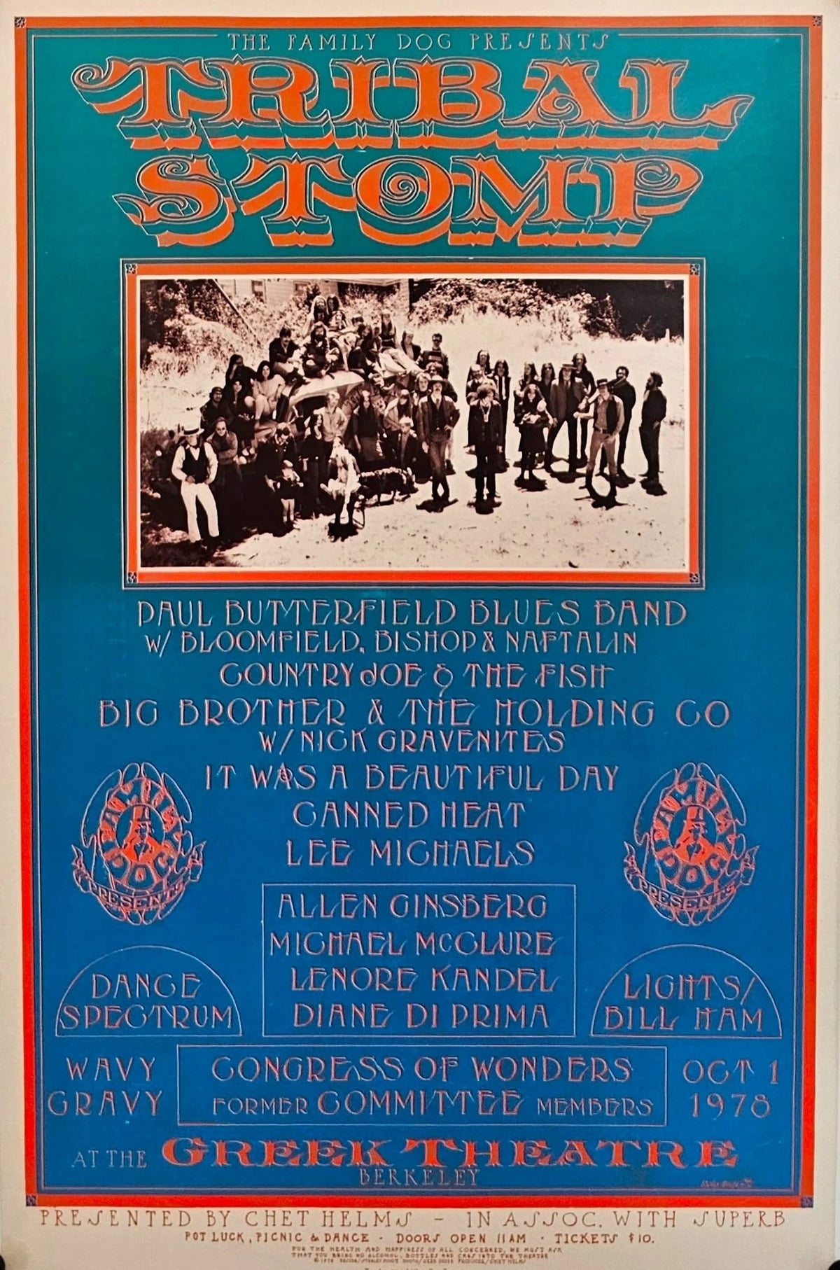 Tribal Stomp by Stanley Mouse - Original Vintage Poster
