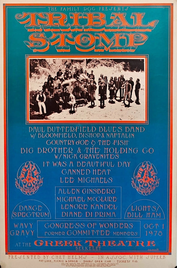Tribal Stomp by Stanley Mouse - Original Vintage Poster