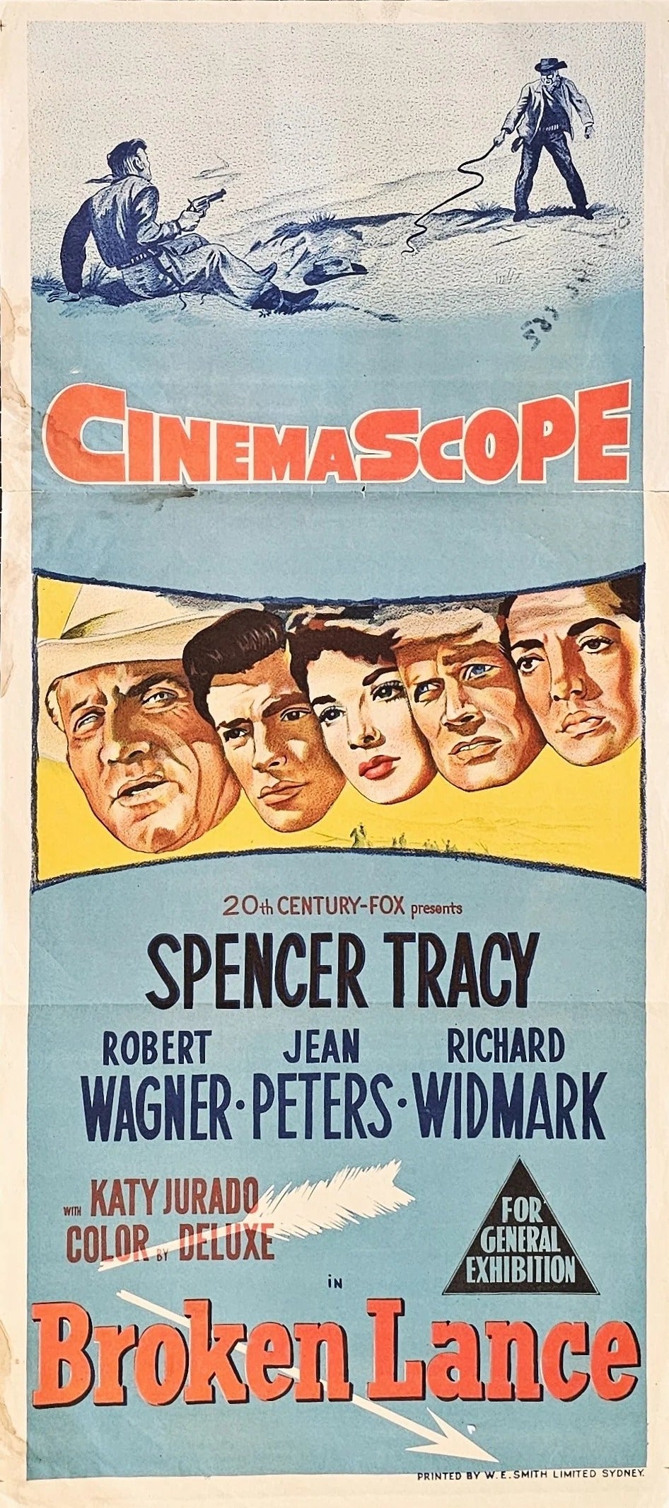 Broken Lance (20th Century Fox) - Original Vintage Poster