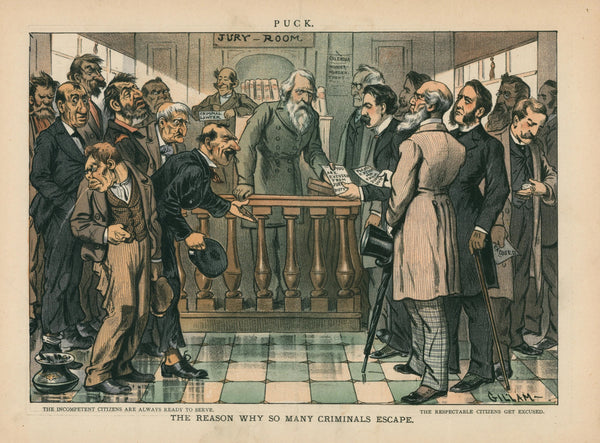 Puck Illustration 47 - Original Vintage Illustration