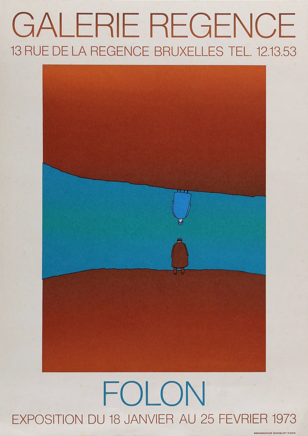 Galerie Regence Folon - Original Vintage Poster