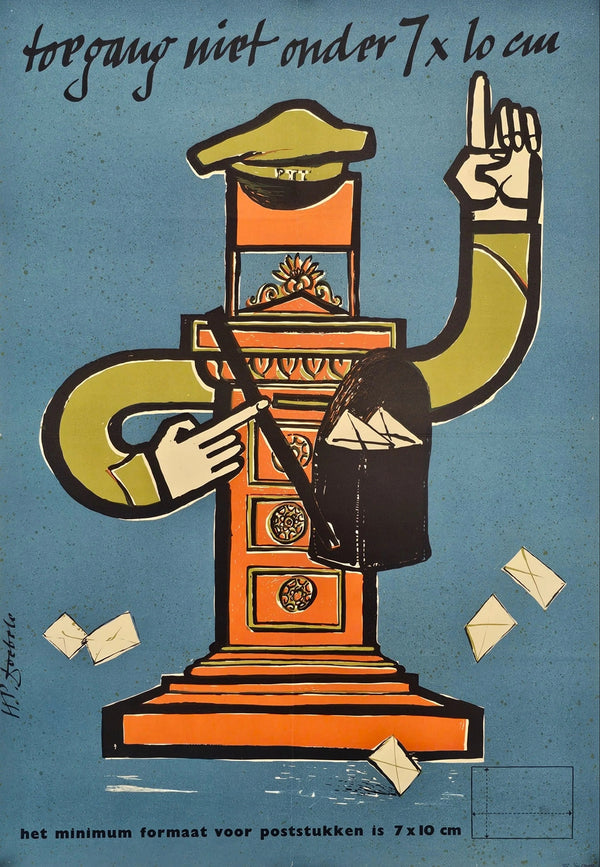 Casualties of the Minimum Mail Size - Original Vintage Poster