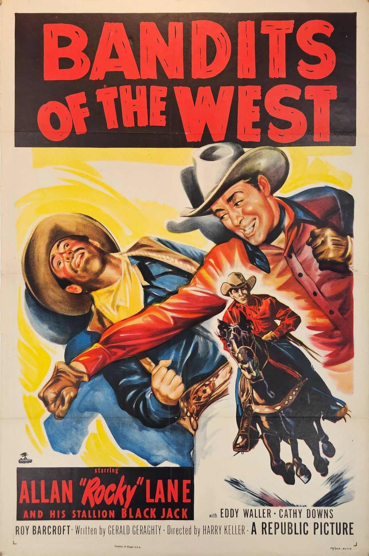 Bandits of the West - Original Vintage Poster
