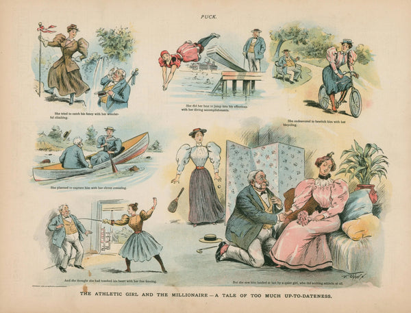 Puck Illustration 38 - Original Vintage Illustration