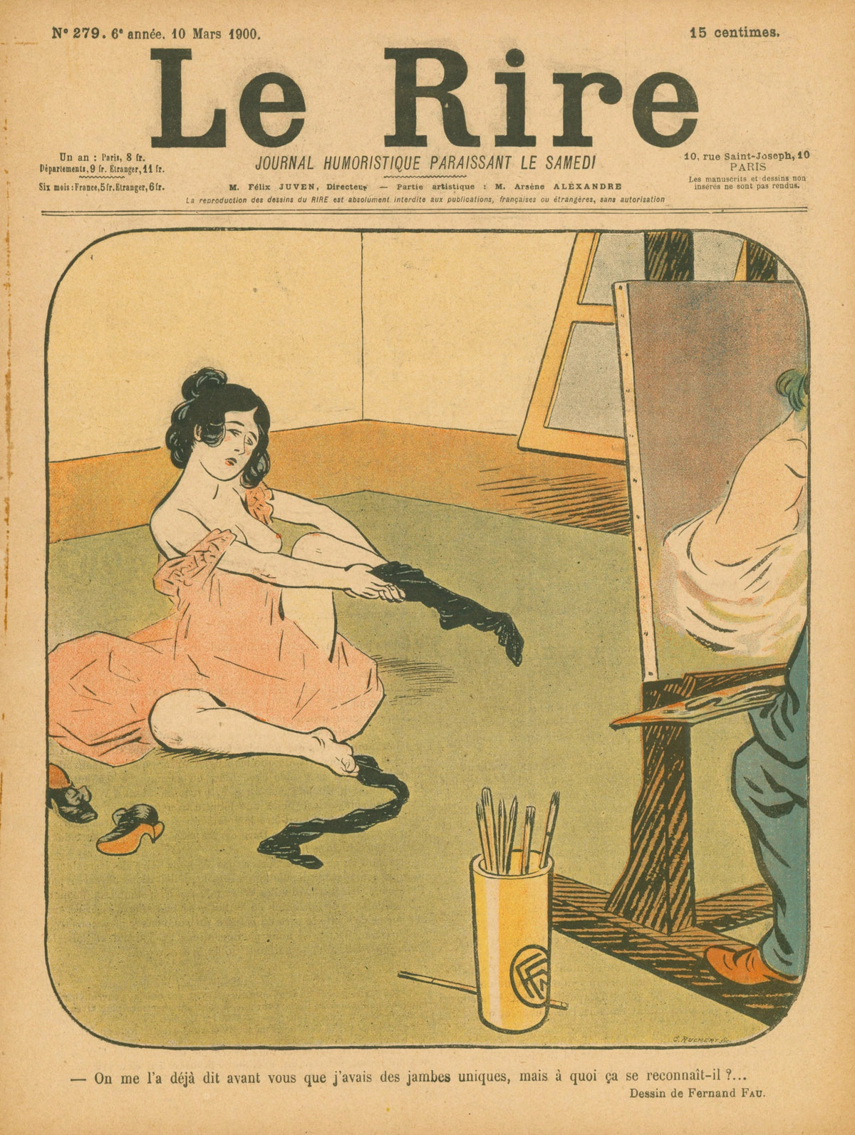 I Have Unique Legs, Le Rire - Original Vintage Cover Art: