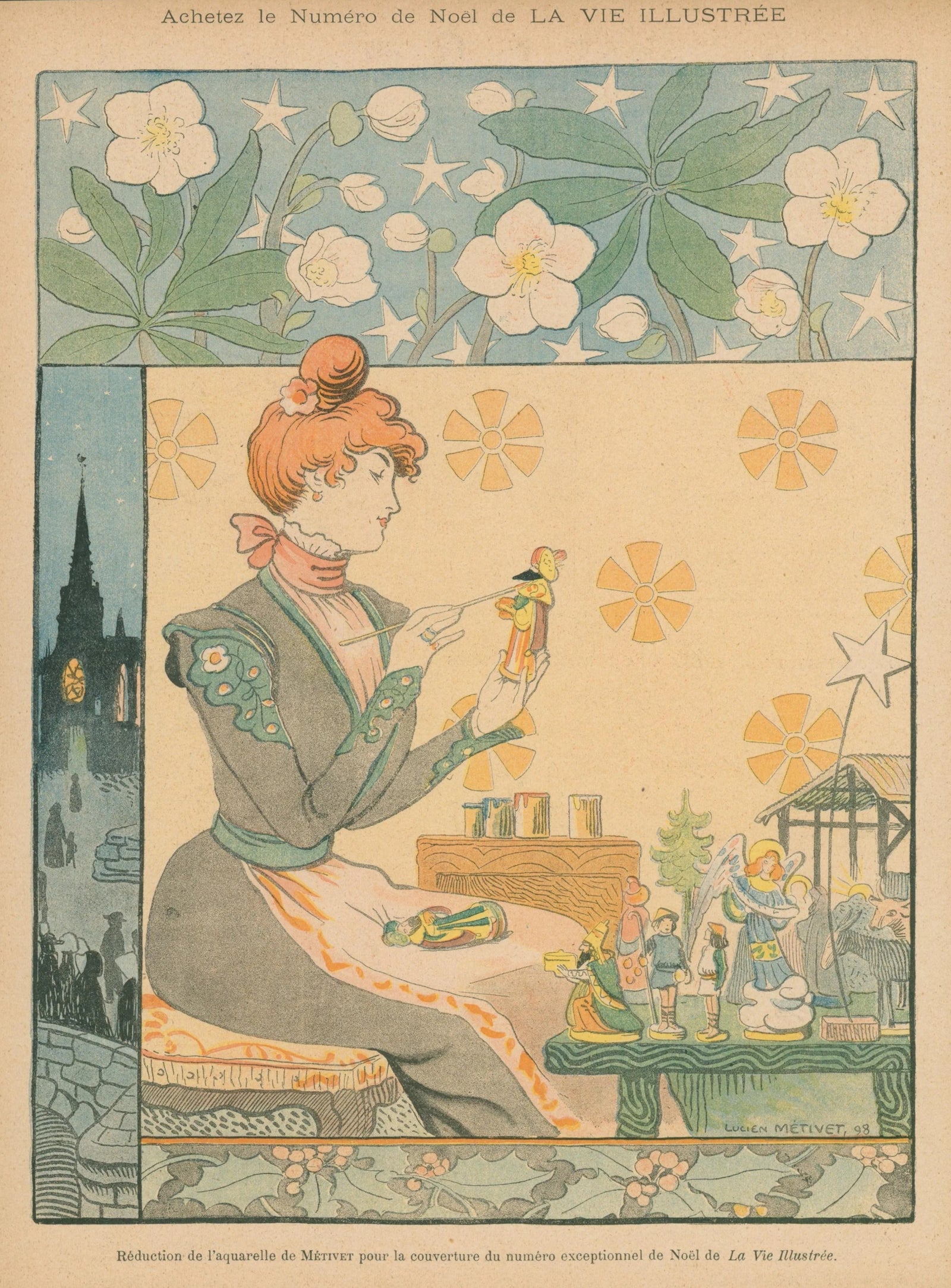 Painted Life, La Vie Illustrée - Original Vintage Cover Art:
