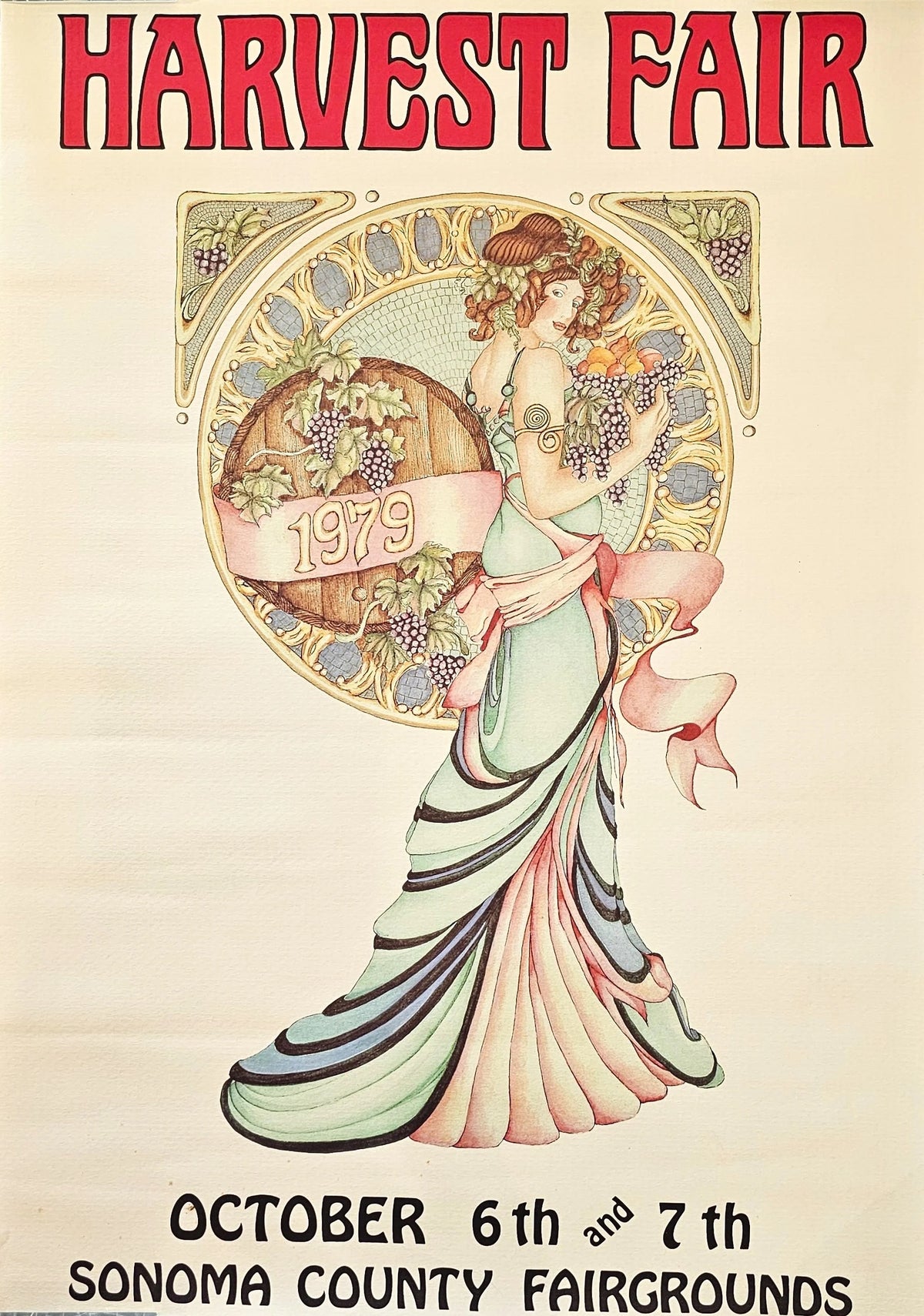 Harvest Fair, Sonoma County - Original Vintage Poster