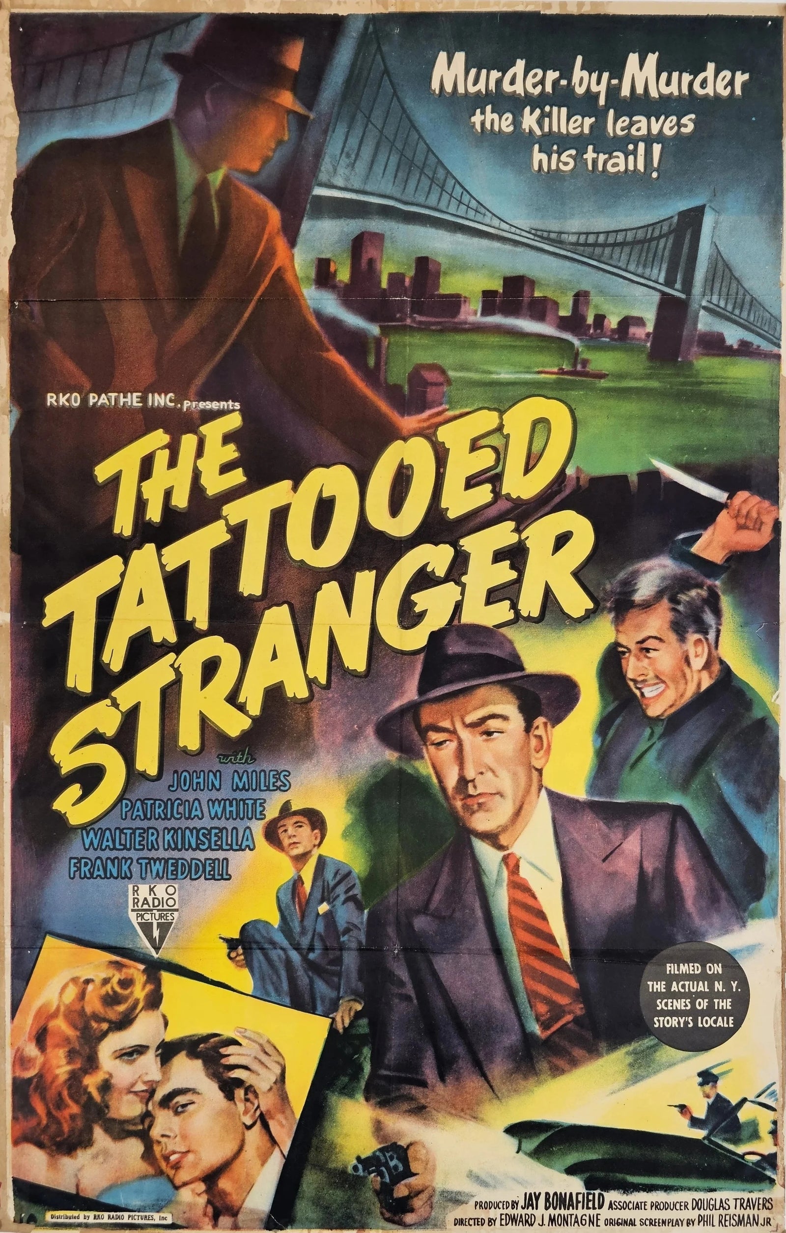 The Tattooed Stranger - Original Vintage Poster