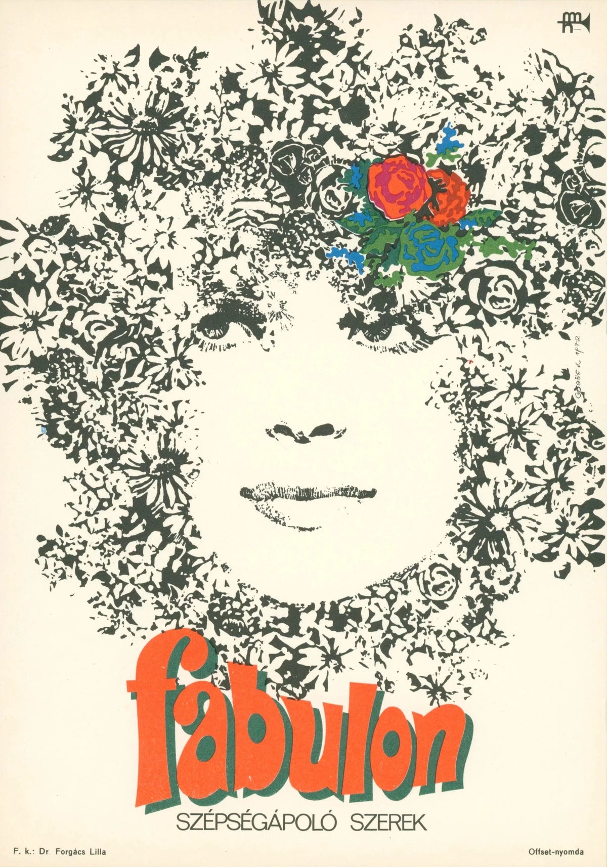 Fabulon Beauty Products, Hungarian Tram Poster - Original Vintage Poster