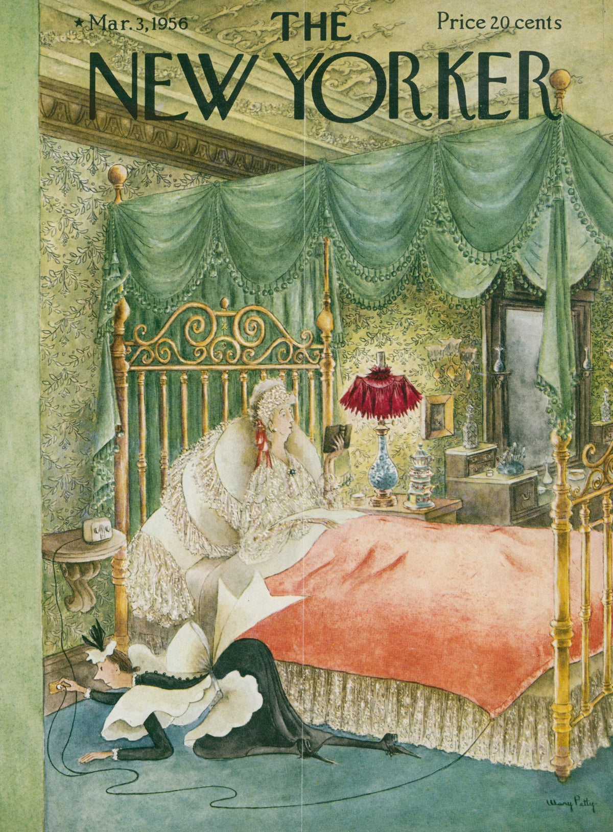 The Royal Lounge- The New Yorker - Original Vintage Cover Art:
