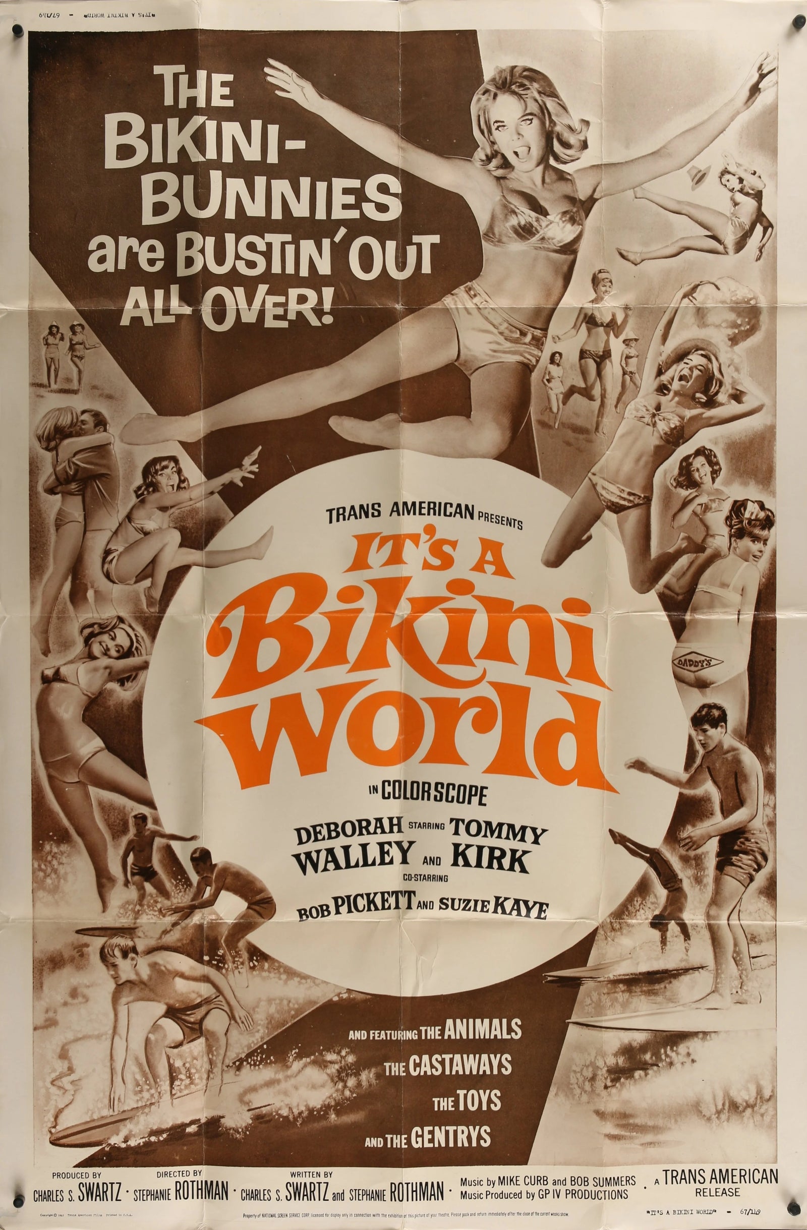 It's a Bikini World - Original Vintage Poster
