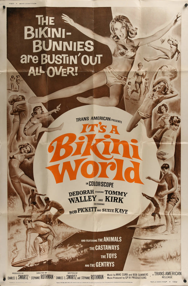 It's a Bikini World - Original Vintage Poster