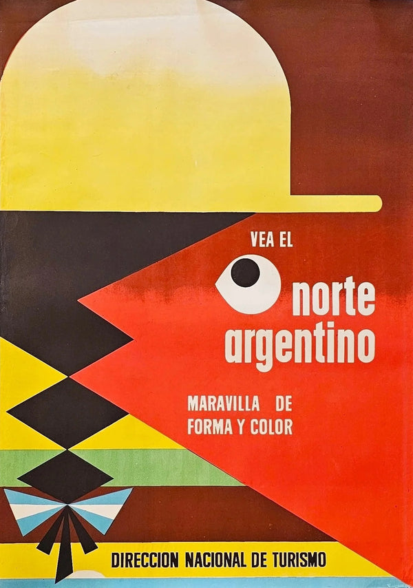 Visit North Argentina by Cesareo - Original Vintage Poster