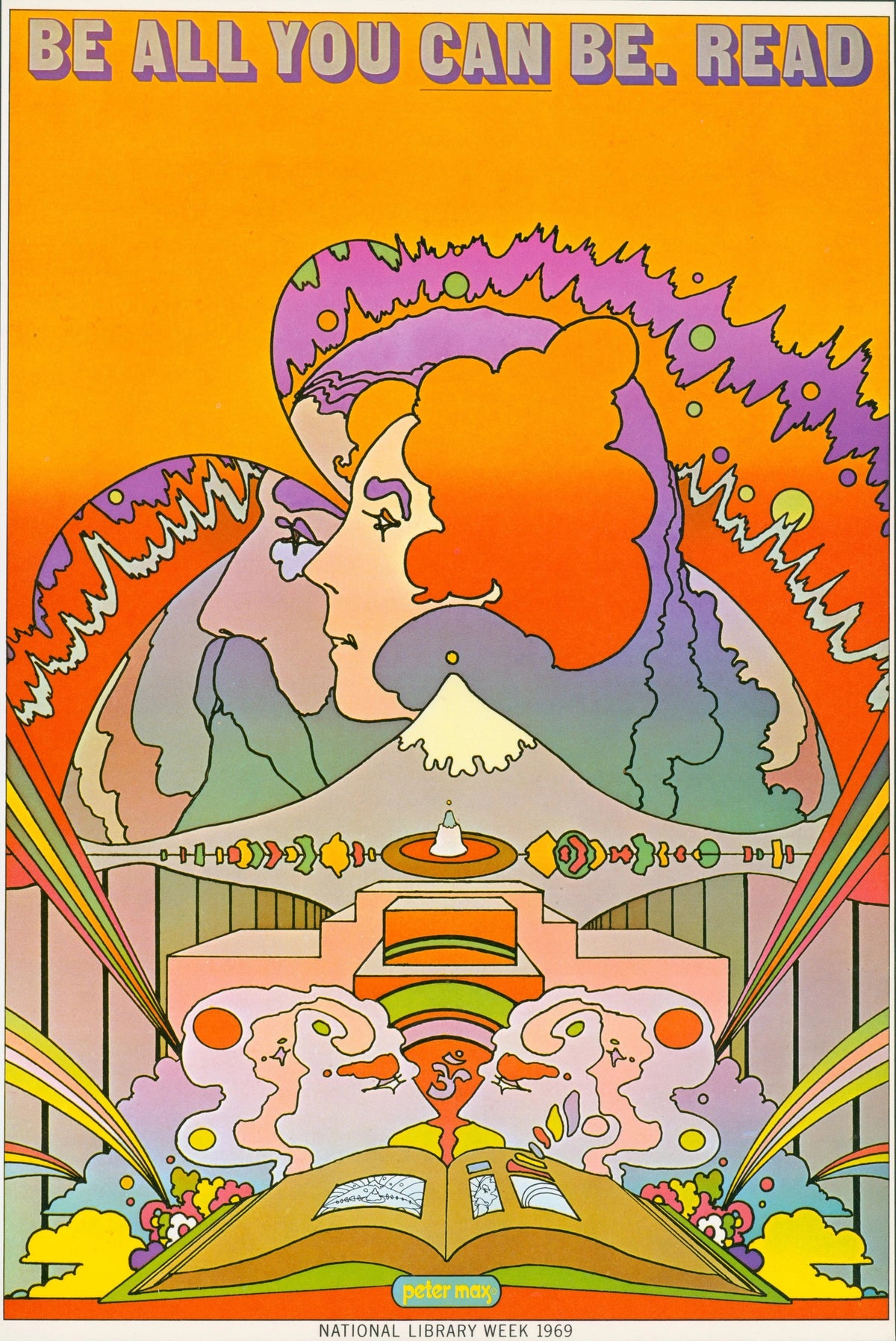 Read, Peter Max (Re-Issue) - Original Vintage Poster
