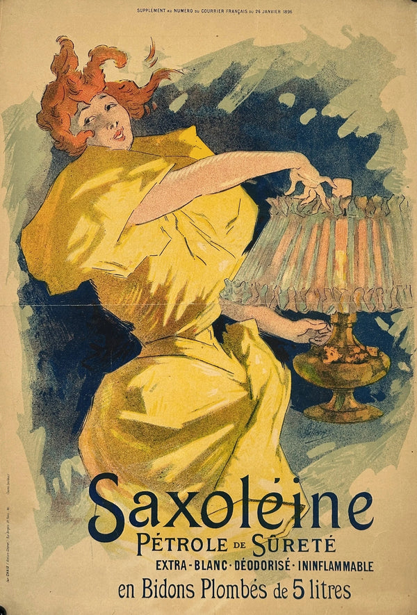 Saxoléine by Jules Chéret - Original Vintage Poster