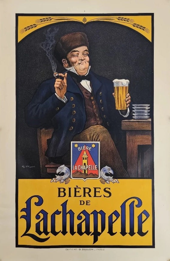 Bières de Lachapelle - Original Vintage Poster