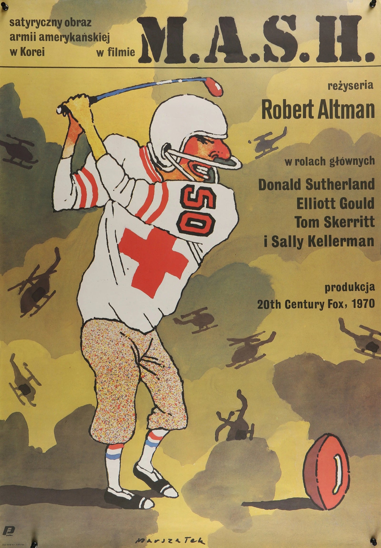 M.A.S.H., Polish Release - Original Vintage Poster