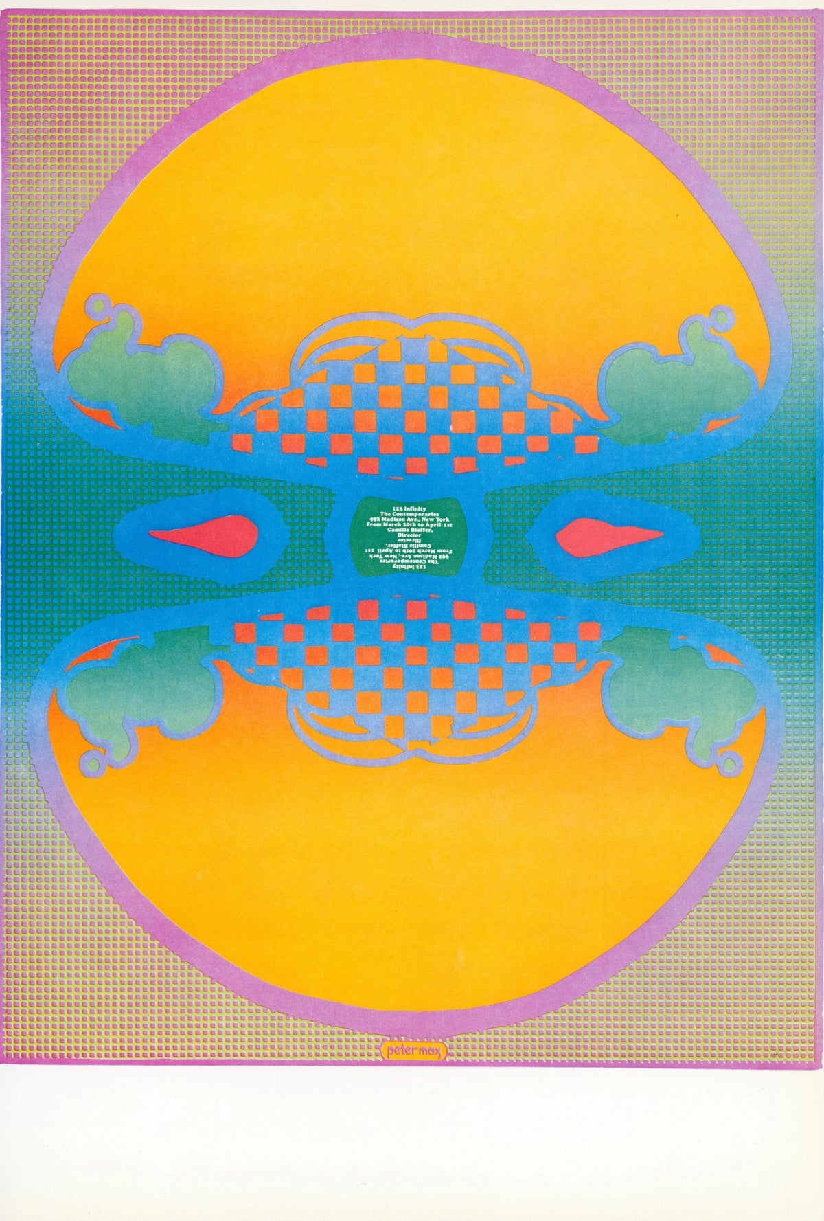 1, 2, 3, Infinity, Peter Max (Re-Issue) - Original Vintage Poster