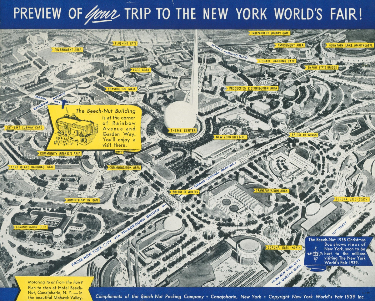 New York World's Fair  - Original Vintage Poster